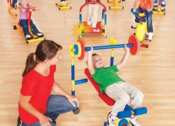 Bộ dụng cụ thể dục mini cho trẻ em mầm non