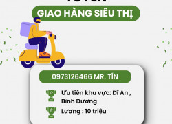 Công ty Tấn Phát tuyển tài xế giao hàng siêu thị