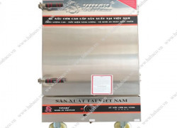 Tủ nấu cơm, hấp 12 khay chạy bằng gas hoặc điện