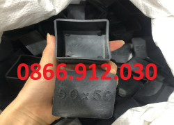 Nút bịt cao su vuông 50mm, nắp bịt nhựa vuông 50x50mm