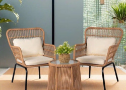 Bàn ghế mây nhựa ban công giá rẻ