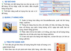Phần mềm kho vị trí sử dụng Barcode, Qrcode hàng