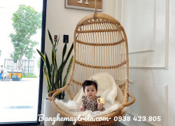 Ghế xích đu mây treo thư giãn