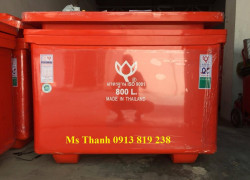 Thùng giữ lạnh Thái Lan 800 lít có khả năng giữ lạnh tới 7 ngày