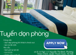 Tuyển nhân viên dọn phòng nhà nghỉ Quận Thanh Xuân
