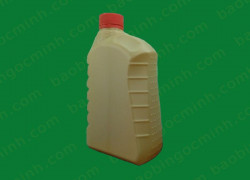 Chai nhựa 1 lít đựng nhớt có vạch thể tích