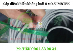 Cáp điều khiển không chống nhiễu IMATEK 8 x 0.5