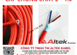 Cáp chống cháy 2x1.0 Fr Altek Kabel sẵn kho Bắc Trung Nam, giá sỉ