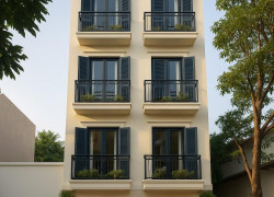 Tòa nhà văn phòng mới xây - Hầm 6 tầng thang máy - Vị trí đắc địa