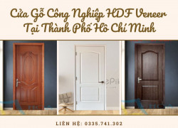 Cửa Gỗ Công Nghiệp HDF Veneer Tại Thành Phố Hồ Chí Minh