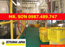 Tấm Sàn composite, tấm đậy mương thoát nước frp - mới 100%