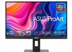 ASUS PROART PA278QEV – CHUẨN MÀU CHUYÊN NGHIỆP, HIỂN THỊ SẮC NÉT ĐẾN TỪNG CHI TIẾT