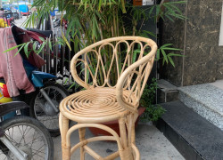Ghế quầy bar mây tự nhiên