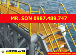 SÀN FRP GRATING CAO 25MM, SÀN LƯỚI COMPOSITE KHÁNG HÓA CHẤT