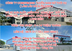 CTY CORETRONIC tuyển Nam Nữ làm lâu dài hoặc thời vụ