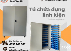 Tủ đựng linh kiện có khay