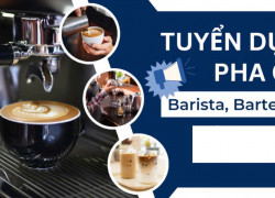 Tuyển NV pha chế làm tại Q7, có các ca làm việc phù hợp