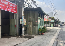 Cho thuê nhà xưởng 211m2 mặt tiền đường Trần Quang Diệu Dĩ An BD