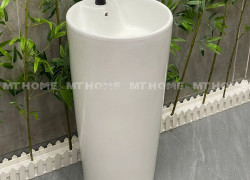 Lavabo Trụ Đứng Tròn Liền Khối MTLA-34