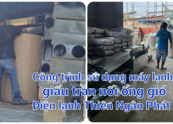 Lắp đặt máy lạnh âm trần nối ống gió cho Biệt thự Vila
