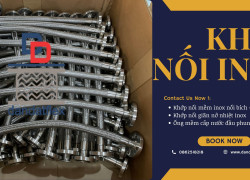 Khớp nối mềm chống rung, ống mềm inox 316, khớp nối mềm inox 304 nối bích