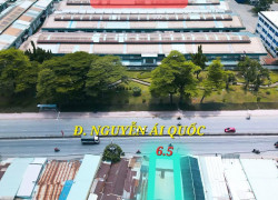 BÁN NHÀ SỔ RIÊNG 196,5M2 MẶT TIỀN QUỐC LỘ 1K, CHỢ HÓA AN