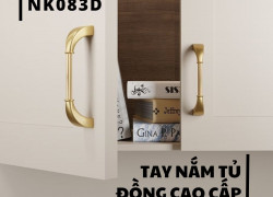 Tay nắm cửa tủ đồng tân cổ điển NK083D | Zalo 0901 196 552