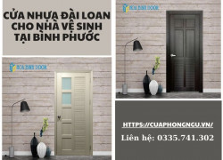 Cửa Nhựa Đài Loan Cho Nhà Vệ Sinh Tại Bình Phước