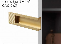 Tay nắm âm tủ hợp kim cao cấp NK099S | Zalo 0901 196 552