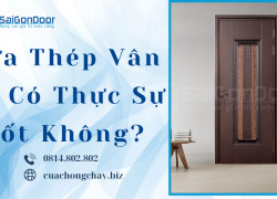 Cửa Thép Vân Gỗ Có Thực Sự Tốt Không