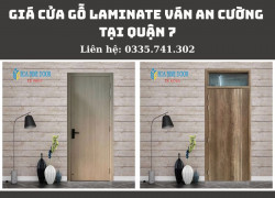 Giá Cửa Gỗ Laminate Ván An Cường Tại Quận 7