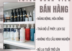 Việc làm Thêm sinh viên bán hàng tại Tarchi Store Quận 5 TPHCM