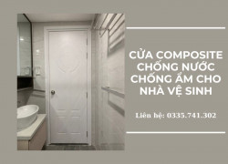 Cửa Composite Chống Nước Chống Ẩm Cho Nhà Vệ Sinh