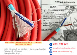 Cáp chống cháy 2x1.5 chuẩn BS6387, IEC 60331 Đà Nẵng, Hà Nội, HCM