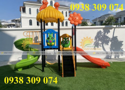 Cầu trượt khu vui chơi trẻ em, cầu trượt liên hoàn giá rẻ