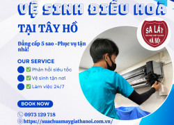 Vệ sinh điều hòa tại Tây Hồ – Đẳng cấp 5 sao – Phục vụ tận nhà!