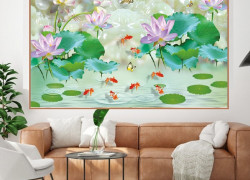 Gạch 3d hoa sen