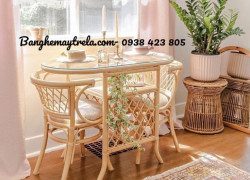 Bàn ghế mây cafe giá rẻ