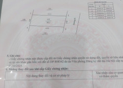 Giá rẻ, chính chủ bán mảnh đất Đông Xuân, Quốc Oai, ngay ngã tư vai réo,100m2 giá 2ty150tr bao phí