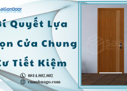 Bí Quyết Lựa Chọn Cửa Chung Cư Tiết Kiệm