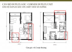 Chính chủ bán căn góc Duplex The Senique tầng đẹp view bể bơi và nhà hát Gia Lâm