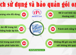 Cách bảo quản gói hút Oxy