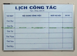 BẢNG LỊCH CÔNG TÁC 60x80 CM