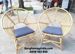 Ghế đơn mây tròn