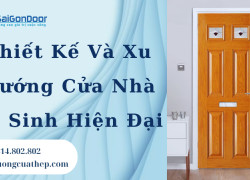 Thiết Kế Và Xu Hướng Cửa Nhà Vệ Sinh Hiện Đại