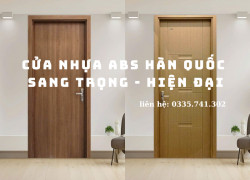 Cửa nhựa abs hàn quốc sang trọng – hiện đại