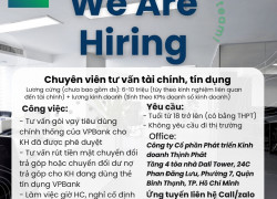 Chuyên viên tư vấn tài chính, tín dụng