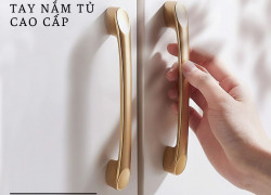 Tay nắm tủ dạng trơn bo tròn NK236 | Zalo 0901 196 552