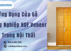 Ứng Dụng Cửa Gỗ Công Nghiệp HDF Veneer Trong Nội Thất