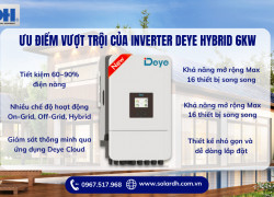 Inverter Deye Hybrid 6kW - Giải Pháp Tiết Kiệm Điện Thông Minh
